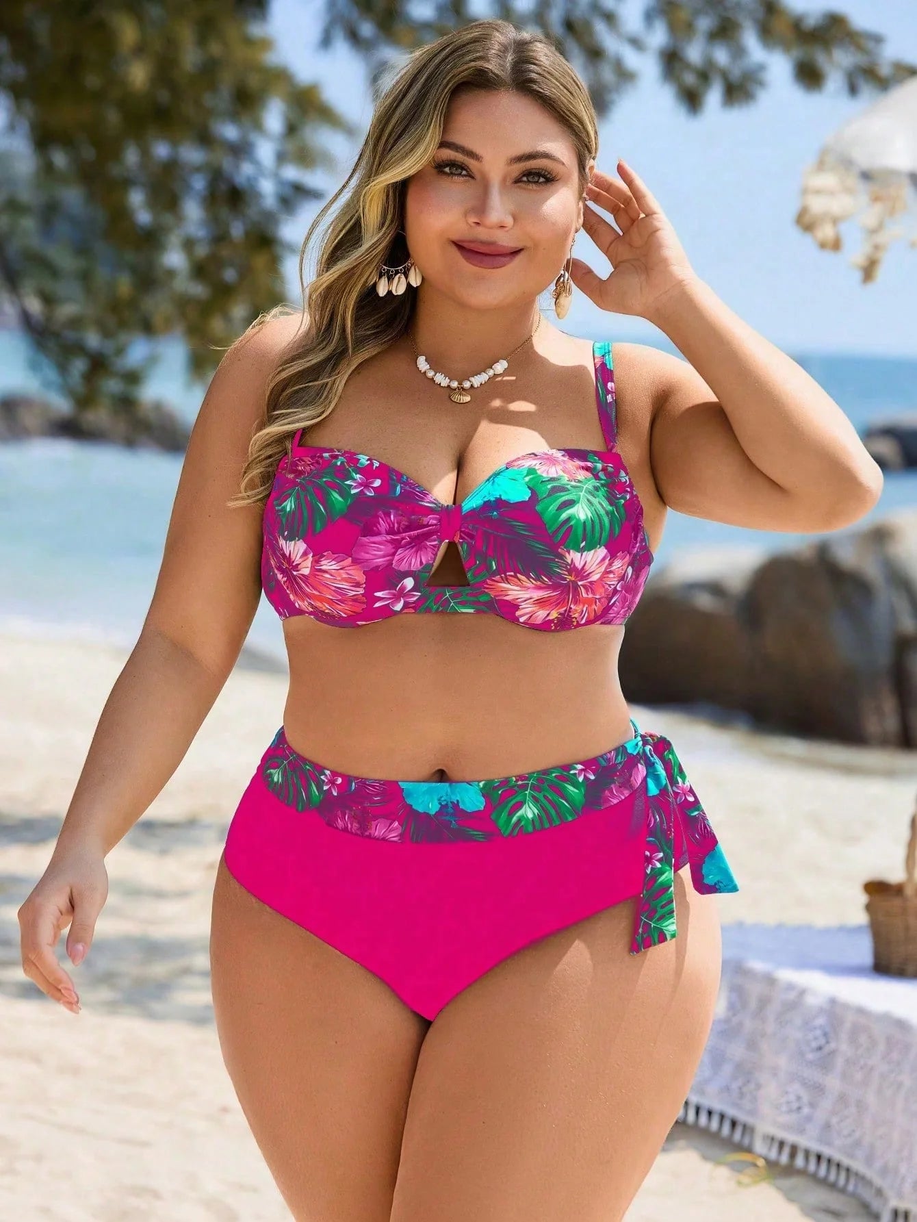 Biquíni Plus Size Estampa Animal Print
