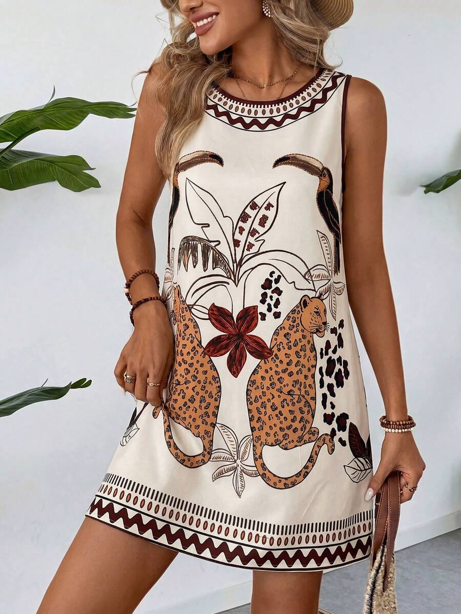 Vestido Curto Boho de Algodão com Bordado - La Lecce
