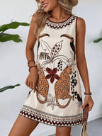 Vestido Curto Boho de Algodão com Bordado - La Lecce