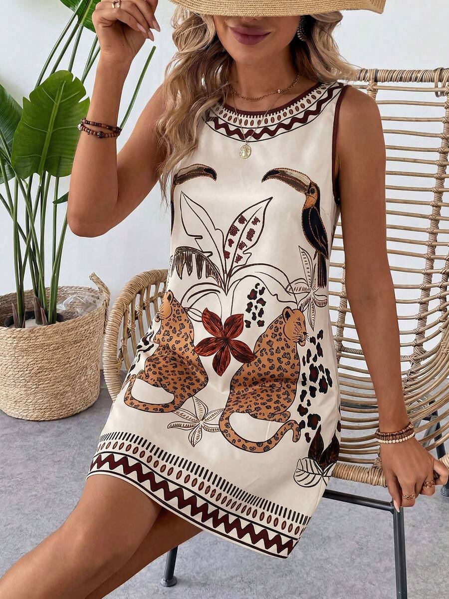 Vestido Curto Boho de Algodão com Bordado - La Lecce