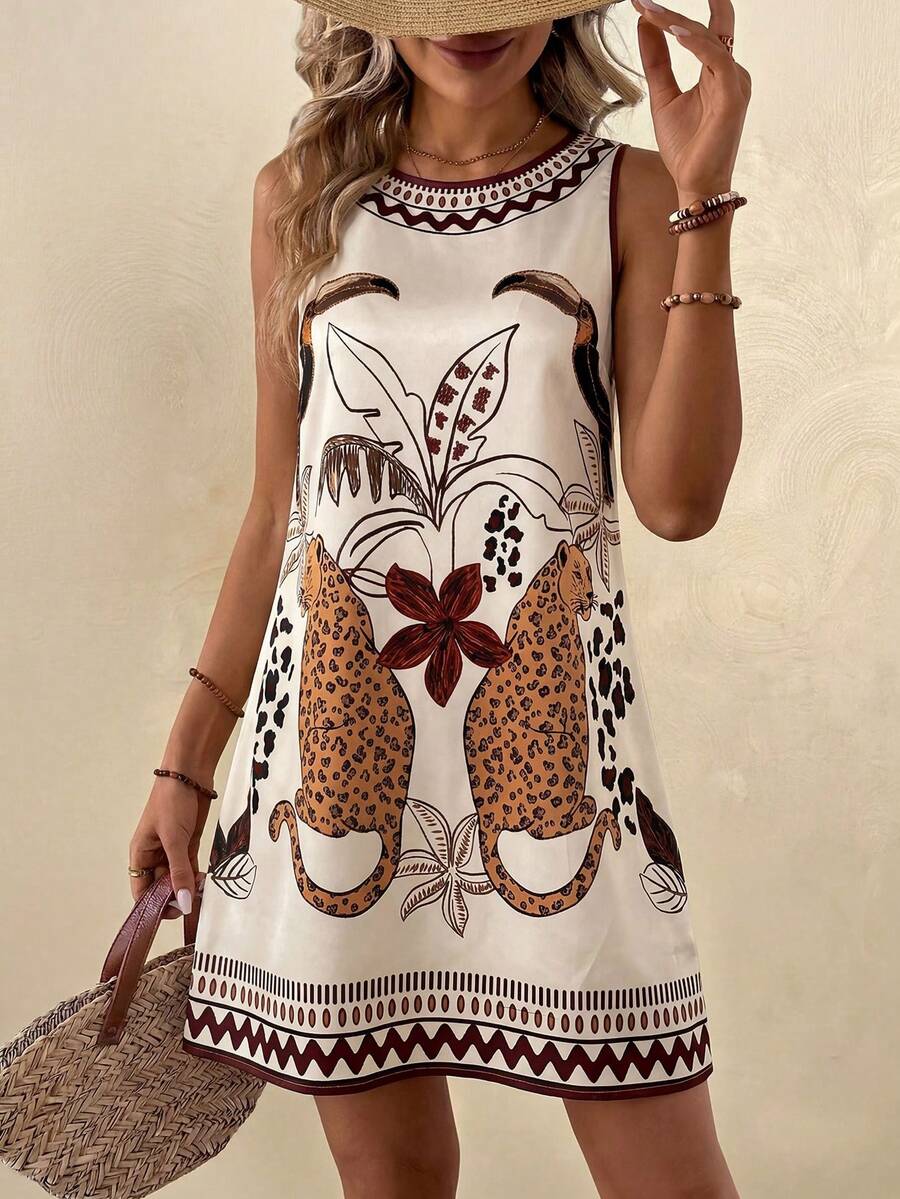 Vestido Curto Boho de Algodão com Bordado - La Lecce