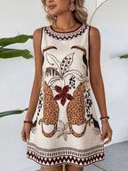 Vestido Curto Boho de Algodão com Bordado - La Lecce