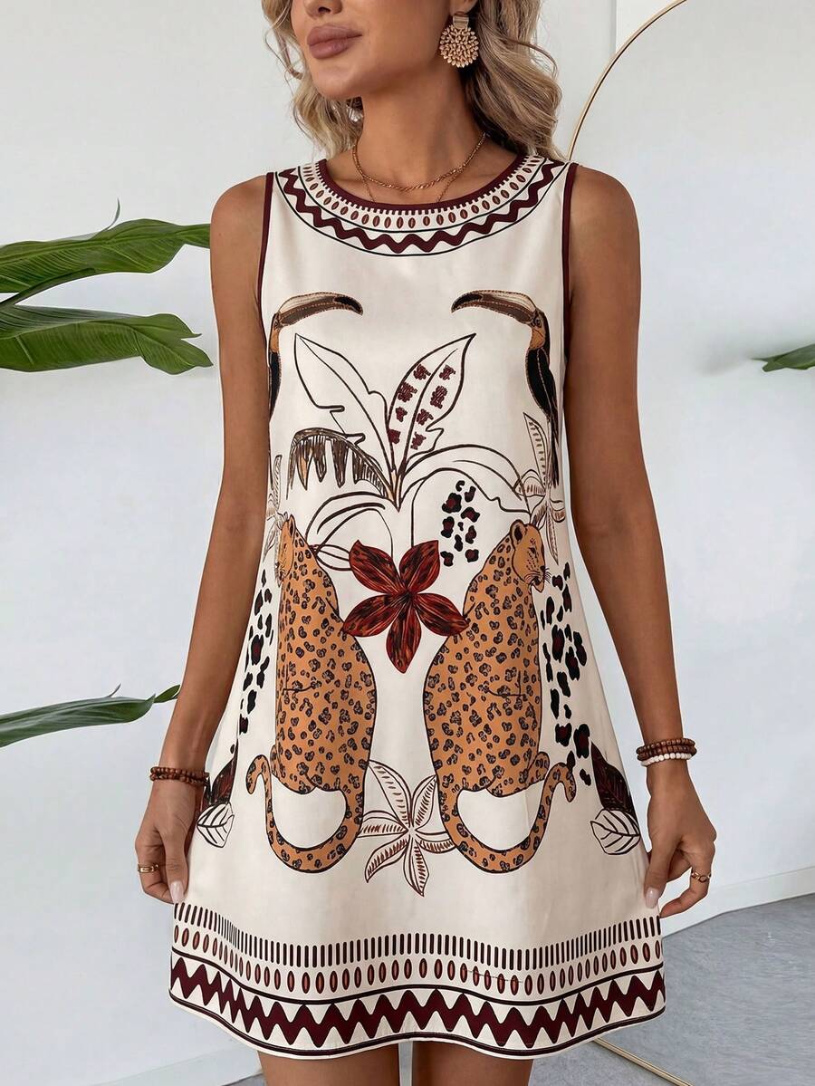 Vestido Curto Boho de Algodão com Bordado - La Lecce
