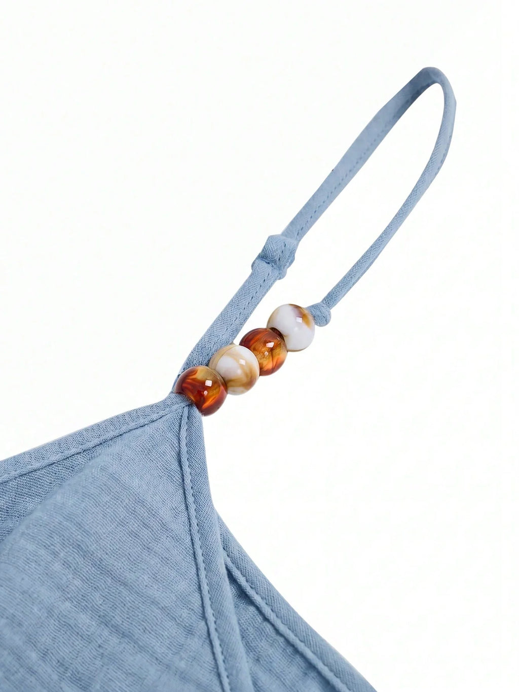 Saída de Praia Vestido Mini em A com Argola