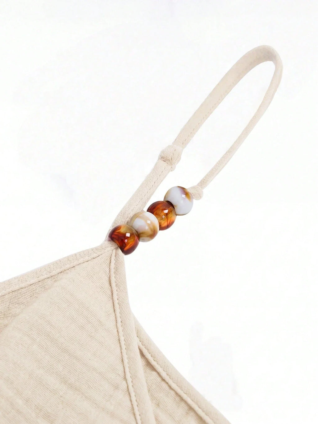 Saída de Praia Vestido Mini em A com Argola