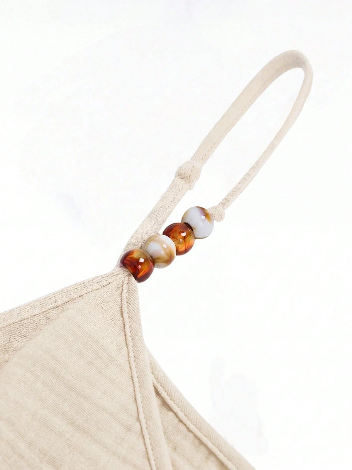 Saída de Praia Vestido Mini em A com Argola
