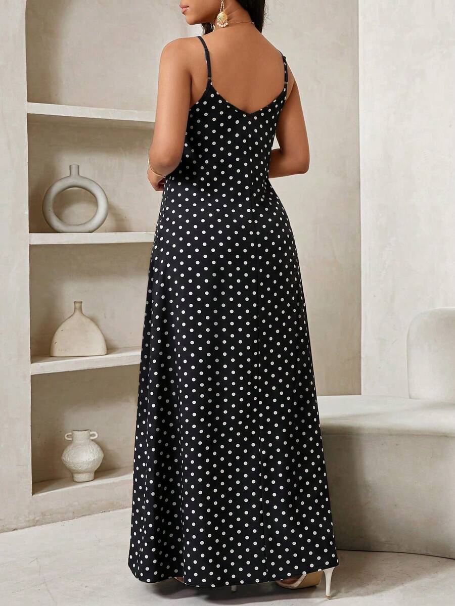 Vestido Longo Floral Decote V com Aplicação de Rosa 3D