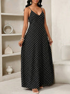 Vestido Longo Floral Decote V com Aplicação de Rosa 3D