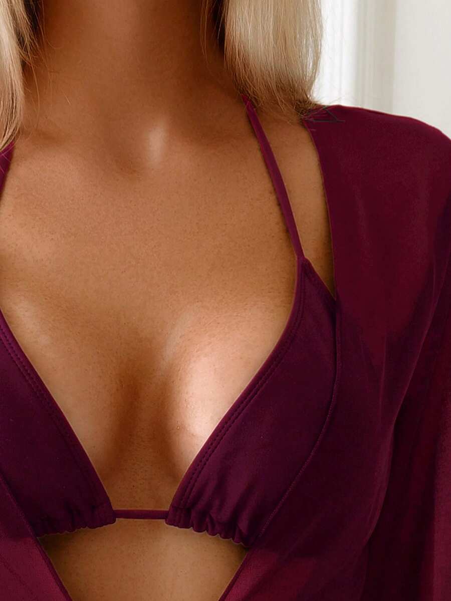 Kimono Curto Detalhe de Estrela - Saída de Praia