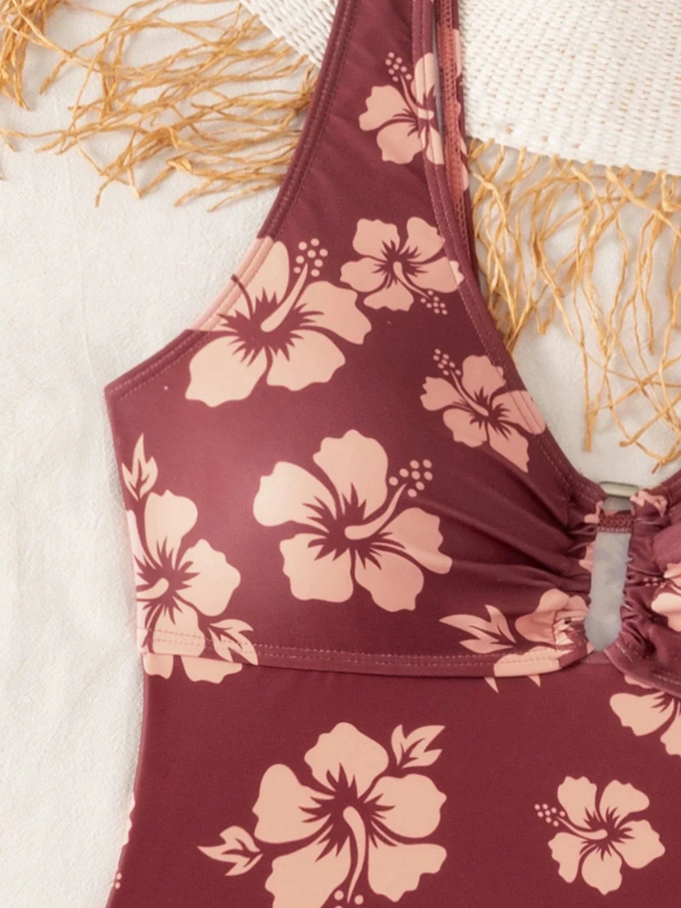 Tankini Bralette Tropical com Bojo Removível