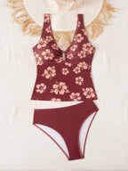 Tankini Bralette Tropical com Bojo Removível