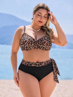 Biquíni Plus Size Estampa Animal Print
