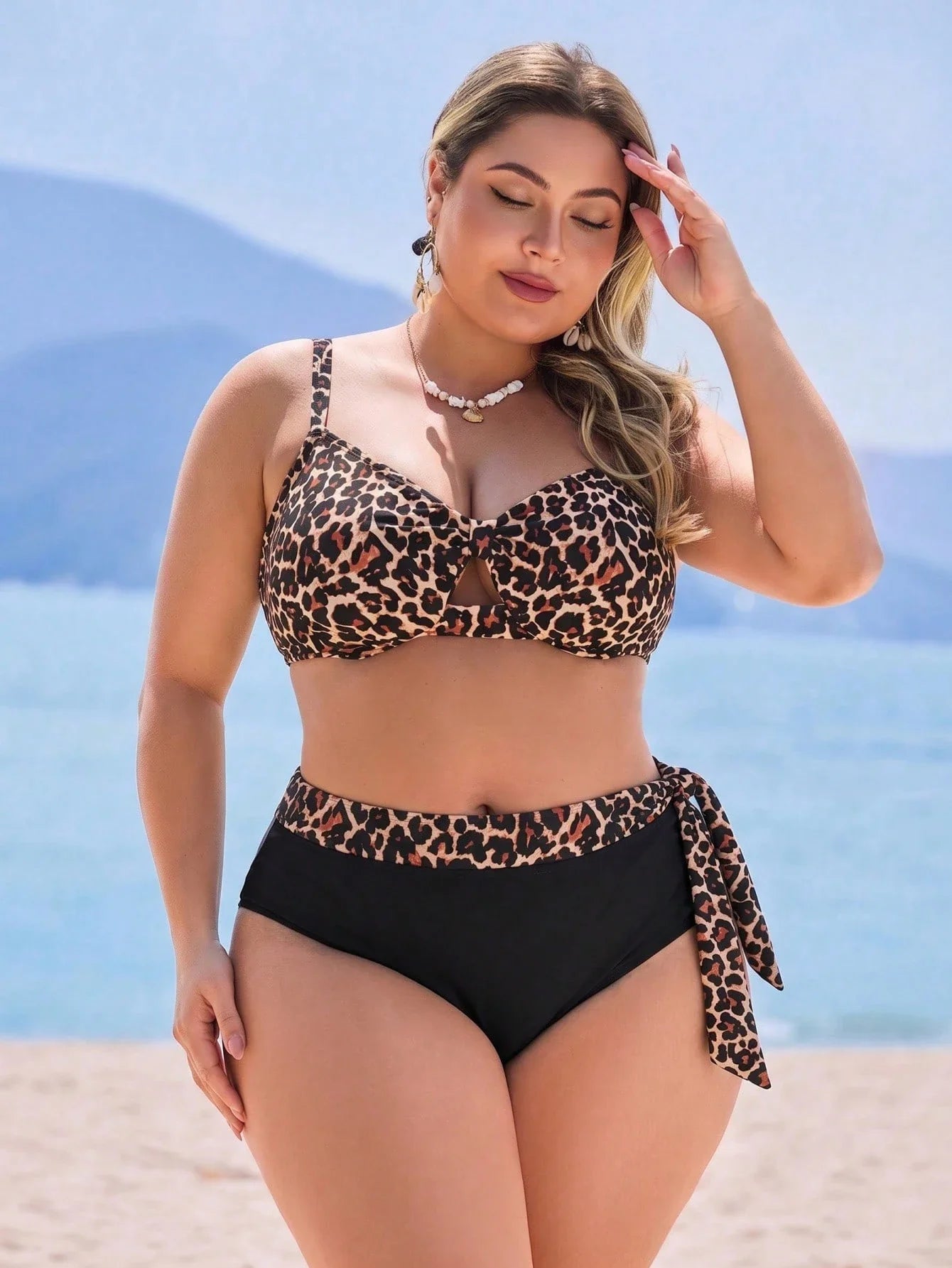 Biquíni Plus Size Estampa Animal Print