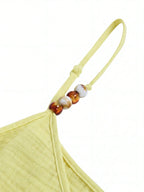 Saída de Praia Vestido Mini em A com Argola