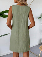 Vestido Curto Boho de Algodão com Bordado - La Lecce