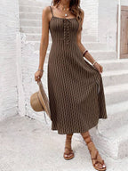 Vestido Camiseta com Amarração e Fenda - La Lecce