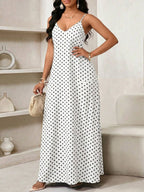 Vestido Longo Floral Decote V com Aplicação de Rosa 3D