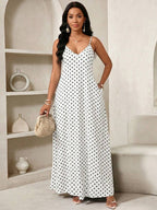 Vestido Longo Floral Decote V com Aplicação de Rosa 3D