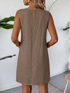 Vestido Curto Boho de Algodão com Bordado - La Lecce