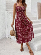 Vestido Camiseta com Amarração e Fenda - La Lecce