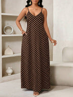 Vestido Longo Floral Decote V com Aplicação de Rosa 3D