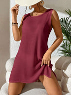 Vestido Saída de Praia com Decote U e Costas Abertas - La Lecce