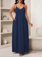 Vestido Longo Floral Decote V com Aplicação de Rosa 3D
