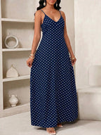 Vestido Longo Floral Decote V com Aplicação de Rosa 3D