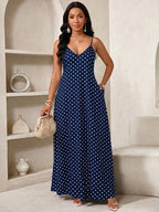 Vestido Longo Floral Decote V com Aplicação de Rosa 3D