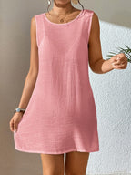 Vestido Saída de Praia com Decote U e Costas Abertas - La Lecce
