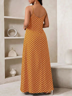 Vestido Longo Floral Decote V com Aplicação de Rosa 3D