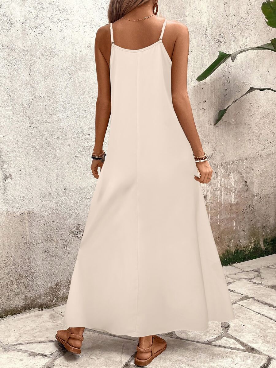 Vestido Longo Estampa de Leopardo com Costas Abertas - La Lecce