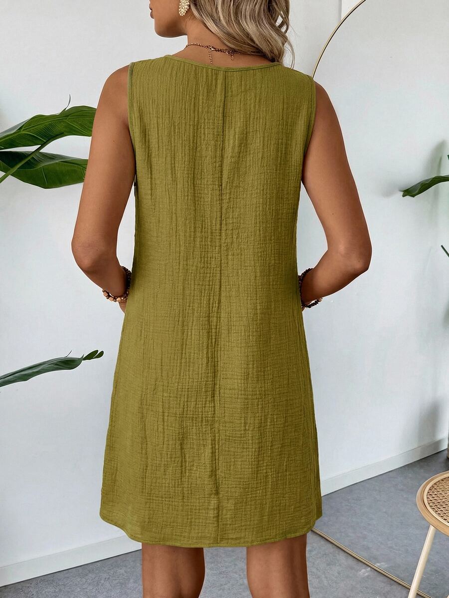 Vestido Curto Boho de Algodão com Bordado - La Lecce