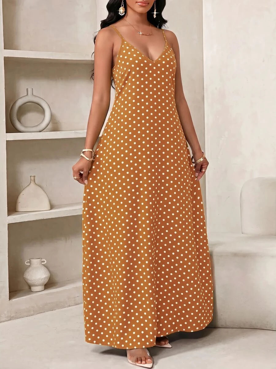 Vestido Longo Floral Decote V com Aplicação de Rosa 3D