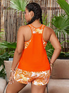 Tankini Plus Size Decote U