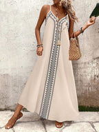 Vestido Longo Estampa de Leopardo com Costas Abertas - La Lecce