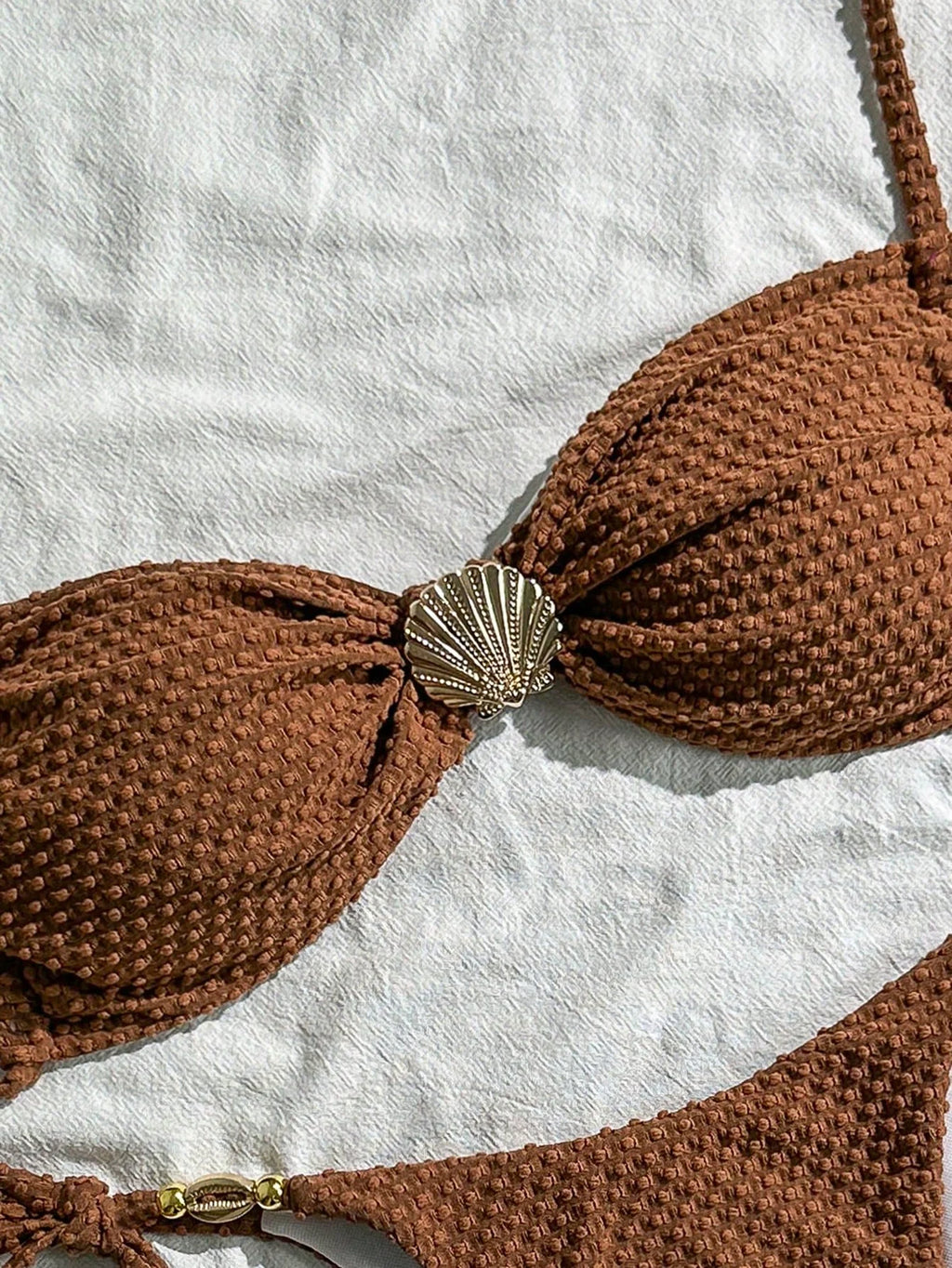 Biquíni Alças Finas com Tie Back e Nó Lateral - imagem 2
