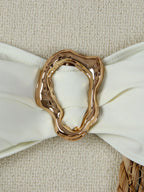 Biquíni Bandeau com Anel e Corte Alto - imagem 13