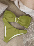 Biquíni Bandeau com Anel e Corte Alto - imagem 26