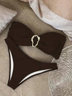 Biquíni Bandeau com Anel e Corte Alto - imagem 31