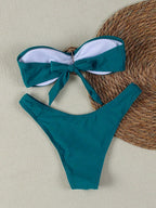 Biquíni Bandeau com Anel e Corte Alto - imagem 37