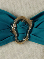 Biquíni Bandeau com Anel e Corte Alto - imagem 38