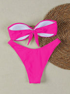 Biquíni Bandeau com Anel e Corte Alto - imagem 42