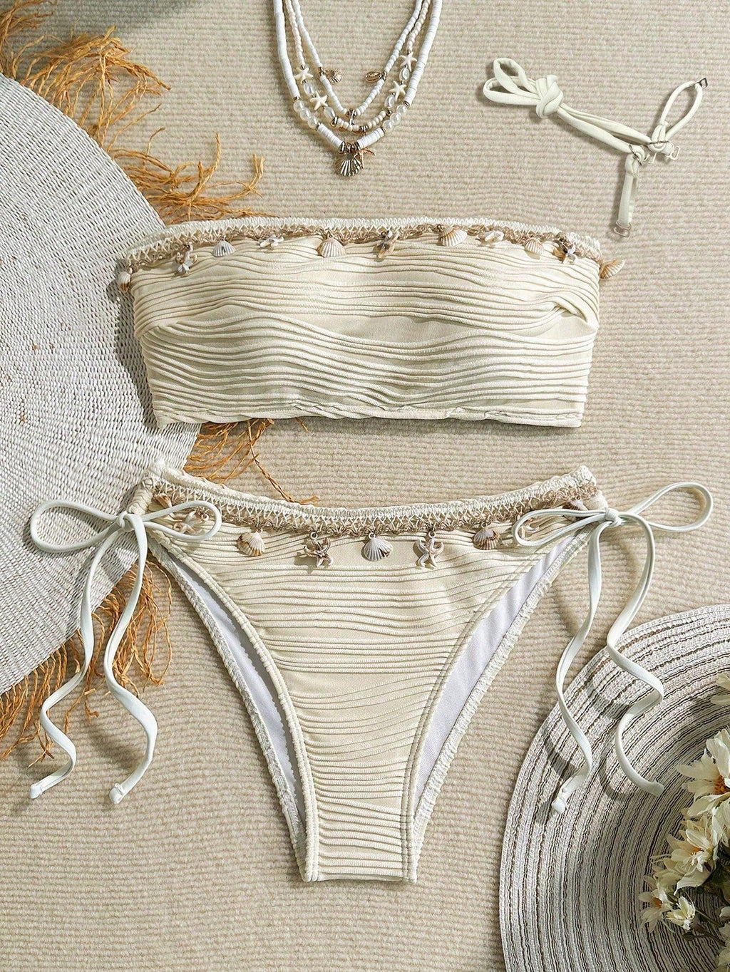 Biquíni Bandeau com Nó Lateral - imagem 13