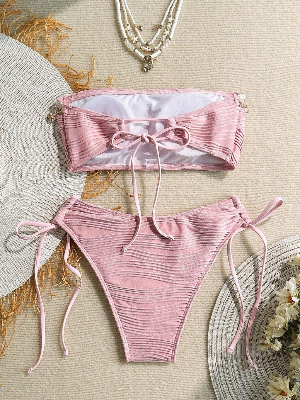 Biquíni Bandeau com Nó Lateral - imagem 2