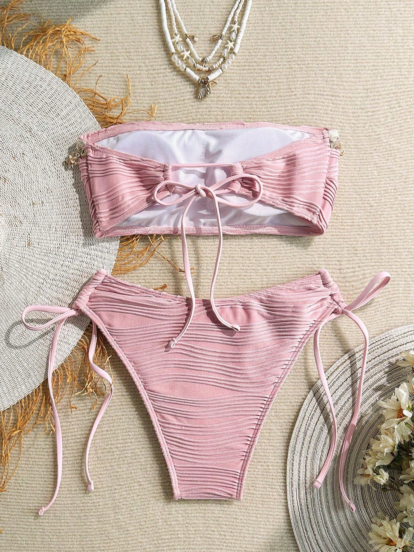 Biquíni Bandeau com Nó Lateral - imagem 2