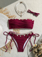 Biquíni Bandeau com Nó Lateral - imagem 33