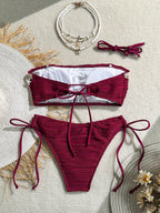 Biquíni Bandeau com Nó Lateral - imagem 34