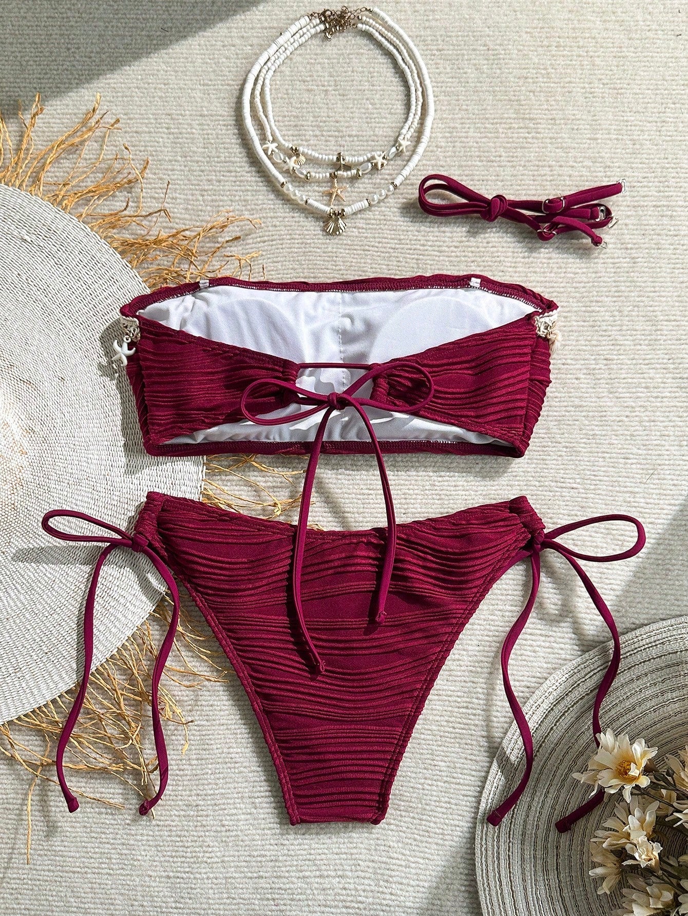 Biquíni Bandeau com Nó Lateral - imagem 34