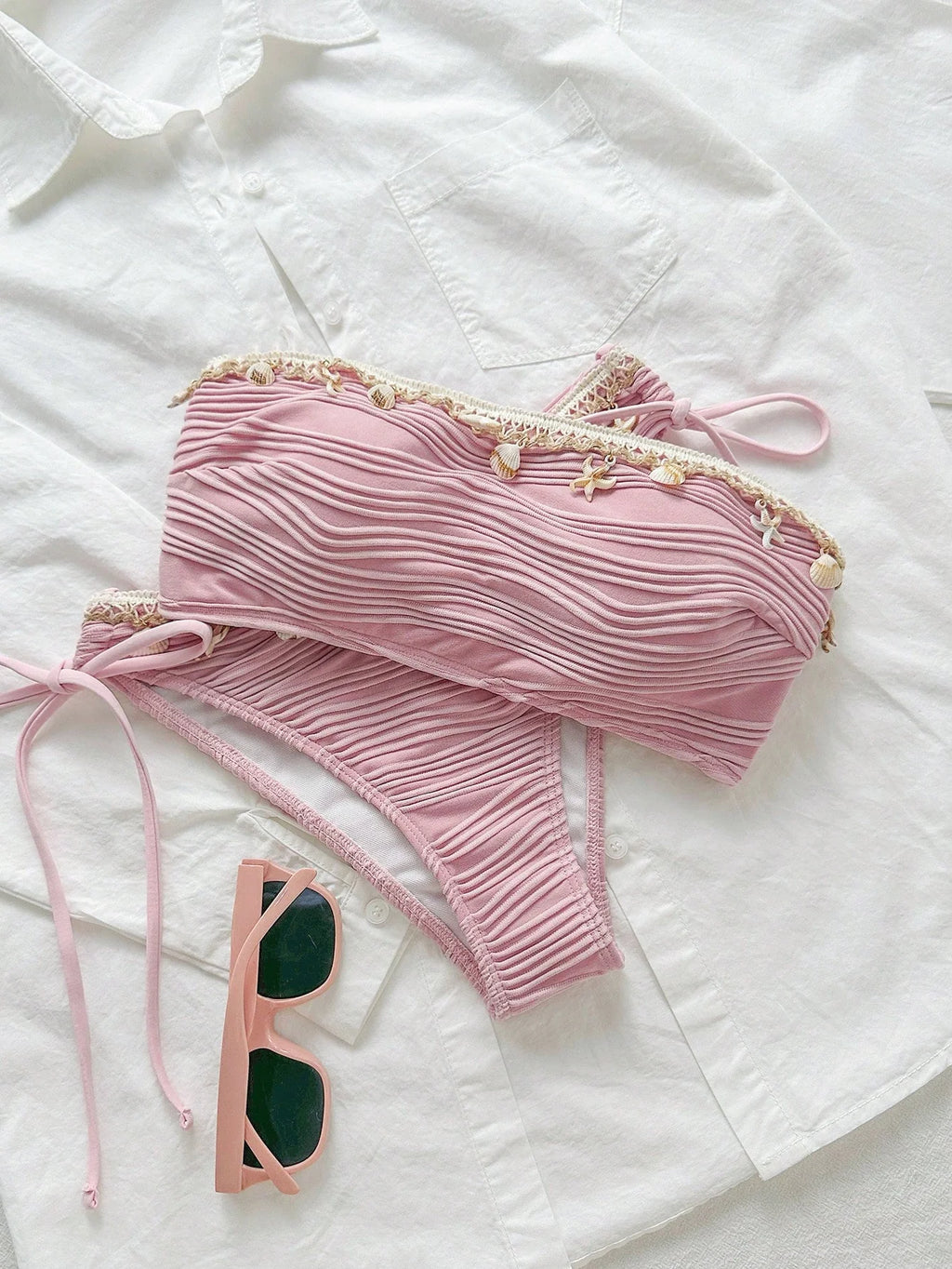 Biquíni Bandeau com Nó Lateral - imagem 4